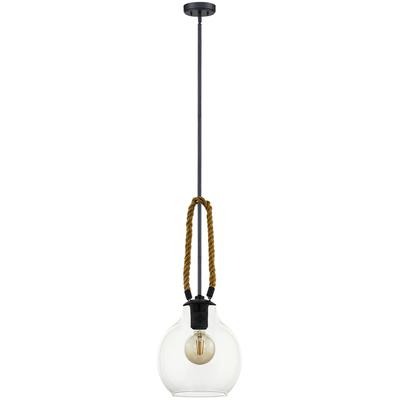 EGLO - Roding 1-Light Pendant - Black - 205844A