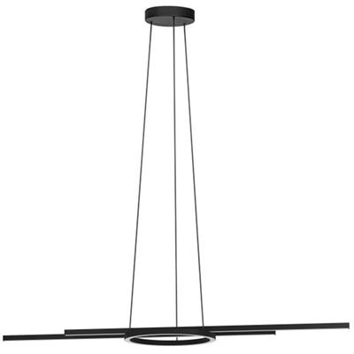 EGLO - Zillerio 3-Light LED Pendant - Black - 206017A