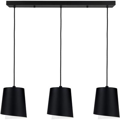 EGLO - Bolivia 3-Light Linear Pendant - Black - 206246A