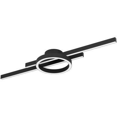 EGLO - Amandolo Integrated LED 3 CCT Ceiling Light - Structured Black - 206285A