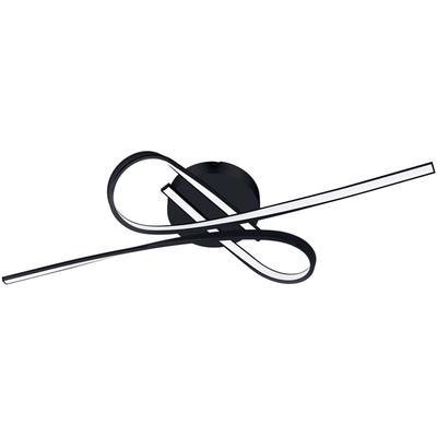 EGLO - Selvina 1 Integrated LED 3 CCT Ceiling Light - Black - 206316A