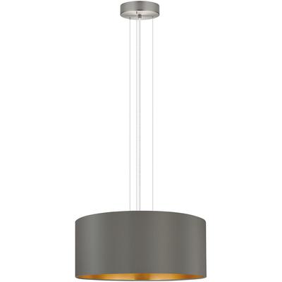 EGLO - Maserlo 3-Light Pendant - Satin Nickel/Cappuccino - 31608A