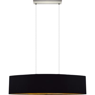 EGLO - Maserlo 2-Light Pendant - Satin Nickel/Black - 31616A