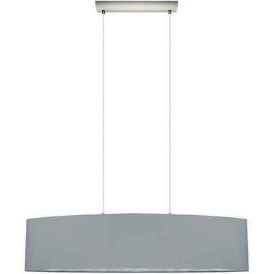 EGLO - Maserlo 2-Light Pendant - Satin Nickel/Grey - 31617A
