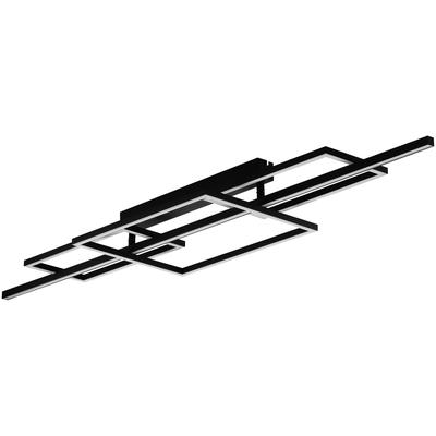 EGLO - Puebla 1-Light LED Ceiling Light - Black - 390282A