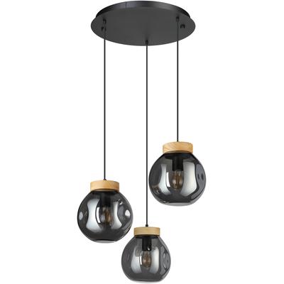EGLO - Magacela 3-Light Cascade Pendant - Black - 390319A