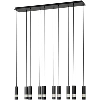 EGLO - Bernabeta 10-Light LED Linear Pendant - Black - 39707A