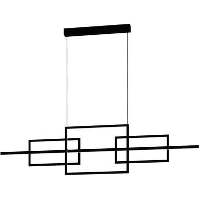 EGLO - Puebla Integrated LED Linear Pendant - Black - 39798A
