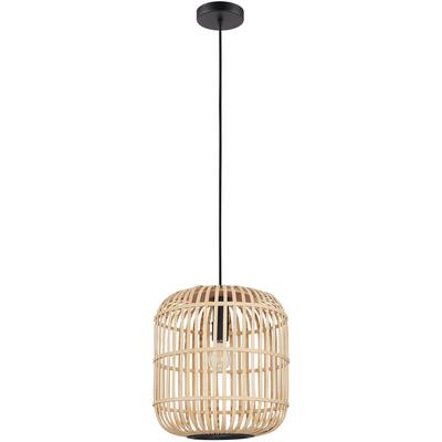 EGLO - Bordesley 1-Light Pendant - Black - 43216A