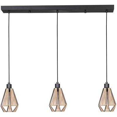 EGLO - Adwickle 3-Light Linear Pendant - Black - 43777A