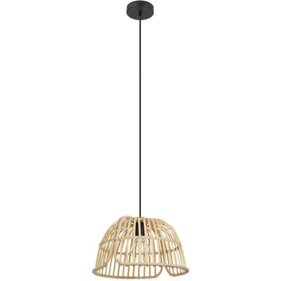 EGLO - Glyneath 1-Light Pendant - Black - 43873A