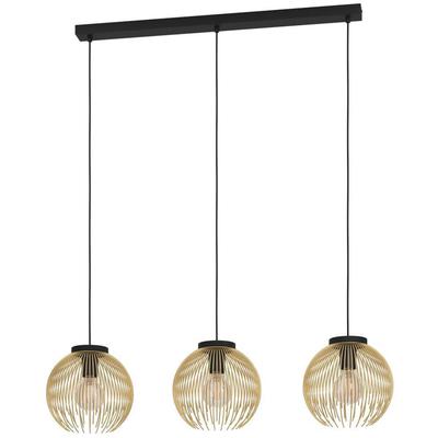EGLO - Venezuela 3-Light Linear Pendant - Black - 900167A