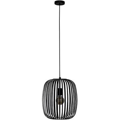 EGLO - Romazzina 1-Light Cage Pendant - Black - 900494A