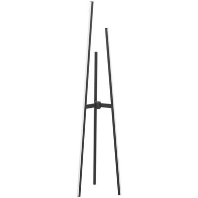 EGLO - Mongolana 3-Light Integrated LED Floor Lamp - Black - 901052A