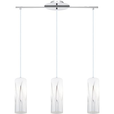 EGLO - Rivato 3-Light Linear Pendant - Chrome - 92741A
