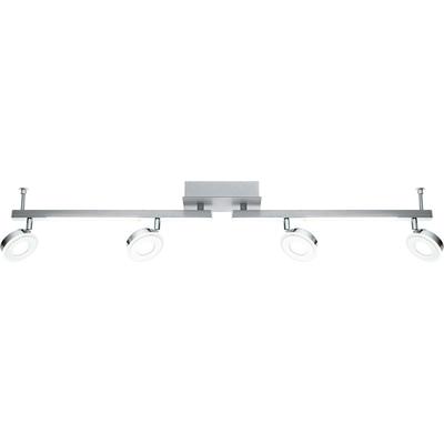 EGLO - Cardillio 4LT LED Fixed Track Light - Brushed Aluminum/Chrome - 95999A