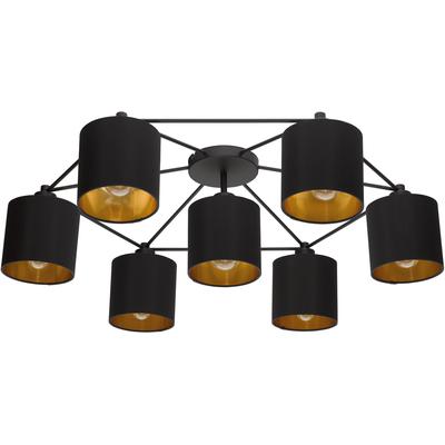 EGLO - Staiti 7-Light Ceiling Light - Black - 97895A