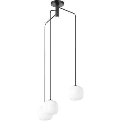 EGLO - Mantunalle 3-Light Staircase Pendant - Black - 99368A
