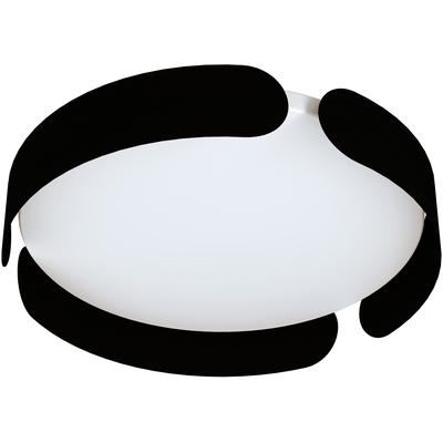 EGLO - Valcasotto 1-Light Integrated LED Ceiling Light - Black - 99621A