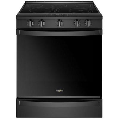 Whirlpool - 6.4 cu. ft. Smart Slide-in Electric Range - WEE750H0HB