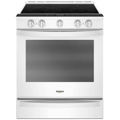 Whirlpool - 6.4 cu. ft. Smart Slide-in Electric Range - WEE750H0HW