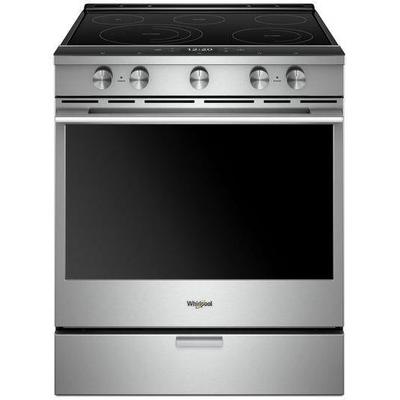 Whirlpool - 6.4 cu. ft. Smart Slide-in Electric Range - WEEA25H0HZ
