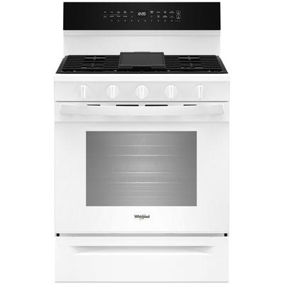 Whirlpool - 30" Smart Gas Range - WFGS7530RW