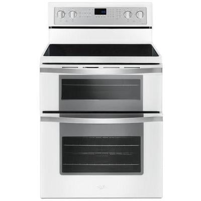 Whirlpool - 6.7 cu. ft. Electric Double Oven Range - WGE745C0FH