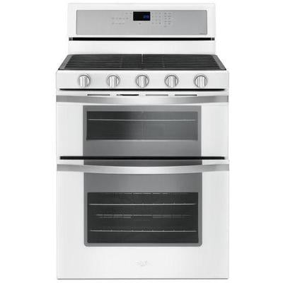 Whirlpool - 6.0 cu. ft. Gas Double Oven Range - WGG745S0FH