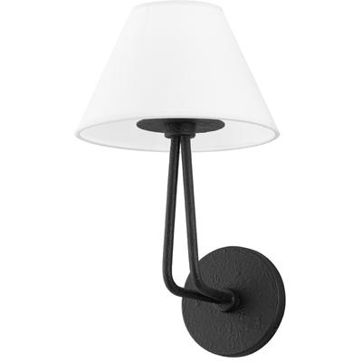 Troy Lighting - Ozias 1-Light Wall Sconce - Black Iron - B2502-BI