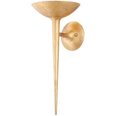 Troy Lighting - Cecilia 1-Light Wall Sconce - Vintage Gold Leaf - B2601-VGL