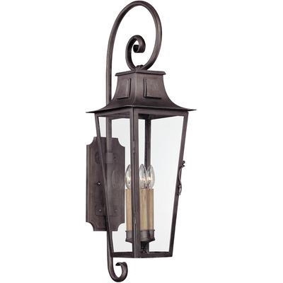 Troy Lighting - Parisian Square 4-Light Large Outdoor Wall Lantern - B2963-APW