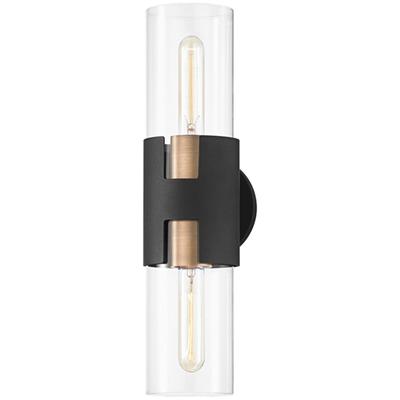 Troy Lighting - Amado 2-Light Small Wall Sconce - Patina Brass - B3231-PBR/TBK