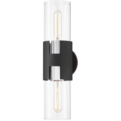 Troy Lighting - Amado 2-Light Small Wall Sconce - Polished Nickel - B3231-PN/TBK