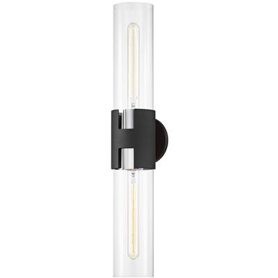 Troy Lighting - Amado 2-Light Large Wall Sconce - Polished Nickel - B3232-PN/TBK