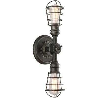 Troy Lighting - Conduit 2-Light Wall Sconce - B3812-APW