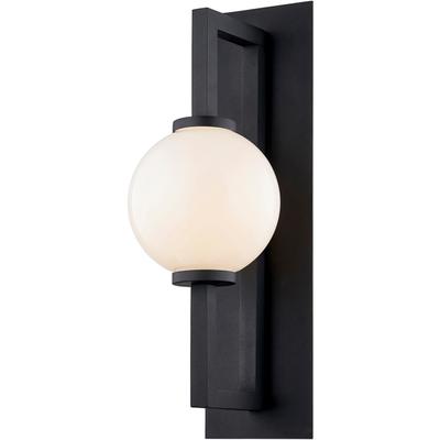 Troy Lighting - Darwin 1-Light Outdoor Wall Sconce - B7323-TBK