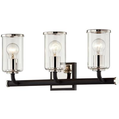 Troy Lighting - Aeon 3-Light Bath/Vanity Fixture - B7683-TBK/PN