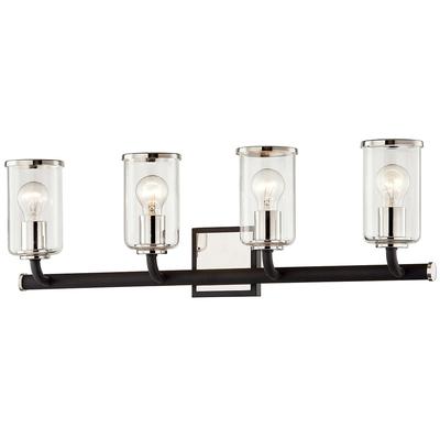 Troy Lighting - Aeon 4-Light Bath/Vanity Fixture - B7684-TBK/PN