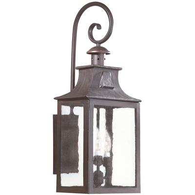 Troy Lighting - Newton 3-Light Large Outdoor Wall Lantern - B9005-SFB