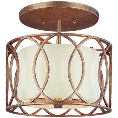 Troy Lighting - Sausalito 3-Light Ceiling Semi-Flush Mount - C1283-SG