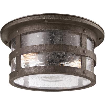 Troy Lighting - Barbosa 2-Light Outdoor Ceiling Flush Mount - C3310-APW