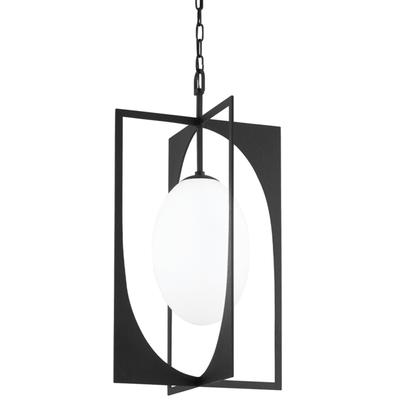 Troy Lighting - Enzo 1-Light Large Lantern - Black Iron - F1218-BI