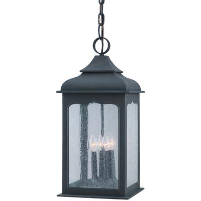 Troy Lighting - Henry Street 4-Light Large Outdoor Hanging Lantern - F2018-TBZ