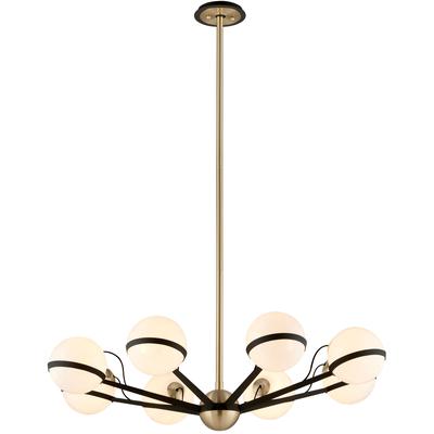 Troy Lighting - Ace 8-Light Medium Chandelier - F5304-TBZ/BBA