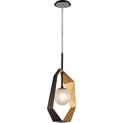 Troy Lighting - Origami 1-Light Small Pendant - F5523-BRZ/GL/SS