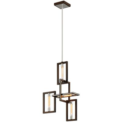 Troy Lighting - Enigma 4-Light Pendant - F6184-TBZ/SS