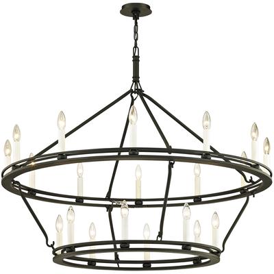 Troy Lighting - Sutton 20-Light Chandelier - F6239-TBK