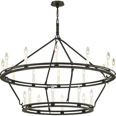 Troy Lighting - Sutton 20-Light Chandelier - F6239-TBK