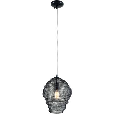 Troy Lighting - Wabi Sabi 1-Light Pendant - F6773-SBK